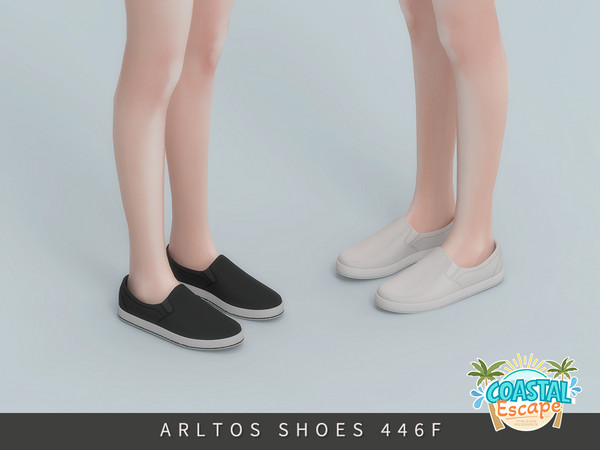 Sims 4 — Coastal Breeze Canvas Shoes Female by Arltos — 9 colors.