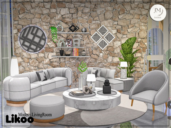 Sims 4 — Likoo living room by jomsims — Discover the Likoo collection and modernize your living room with a premium style