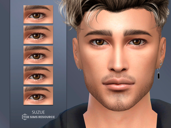 Sims 4 — John Eyelashes 3D by Suzue — New Mesh (Suzue)