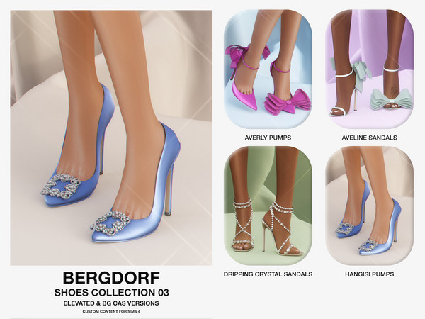 Sims 4 — Bergdorf - Hangisi Pumps Base Game by VentaStudio — 30 Swatches