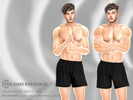 Sims 4 — Noah Body Preset HQ by Caroll912 — A fit body preset for male Sims. Preset is suited for Teen - Elders and all