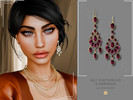 Sims 4 — Patreon - Ali Victorian Earrings by Glitterberryfly — A Victorian inspired drop down statement earring