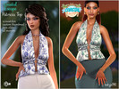 Sims 4 — Coastal Escape Patricia Top by astya96cc — 12 swatches