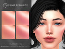 Sims 4 — Isla Blush HQ by Caroll912 — A 8-swatch matte cheek blush with textured highlighter. This texture comes in 2
