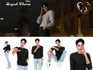Sims 4 — Boyish charm by Simmer_creator9 — 5 Male pose pack Terms of Use (TOU): Do not reupload or share my files Do not