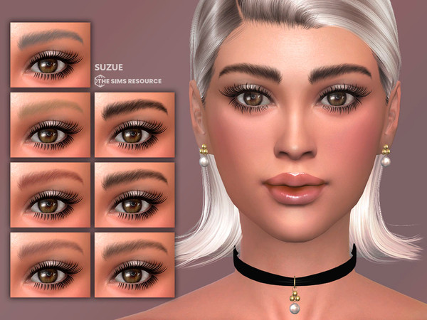 Sims 4 — Sarah Eyebrows by Suzue — Sarah Eyebrows N32