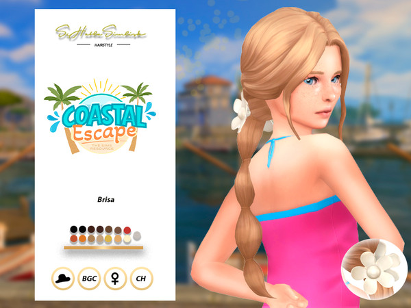 Sims 4 — Brisa Hairstyle for Children by sehablasimlish — Hope you like it and enjoy it. Maxis Match