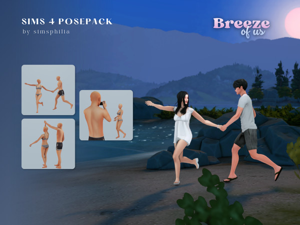 Sims 4 — breeze of us posepack by simsphilia — Info:
