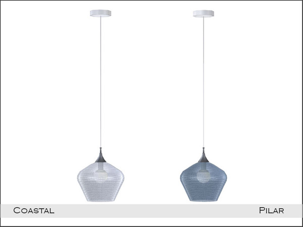 Sims 4 — Pilar Coastal CeilingLightMedium by Pilar — Coastal Style for a Warm Summer
