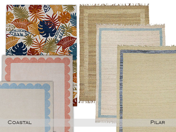 Sims 4 — Pilar Coastal Rug2 by Pilar — Coastal Style for a Warm Summer