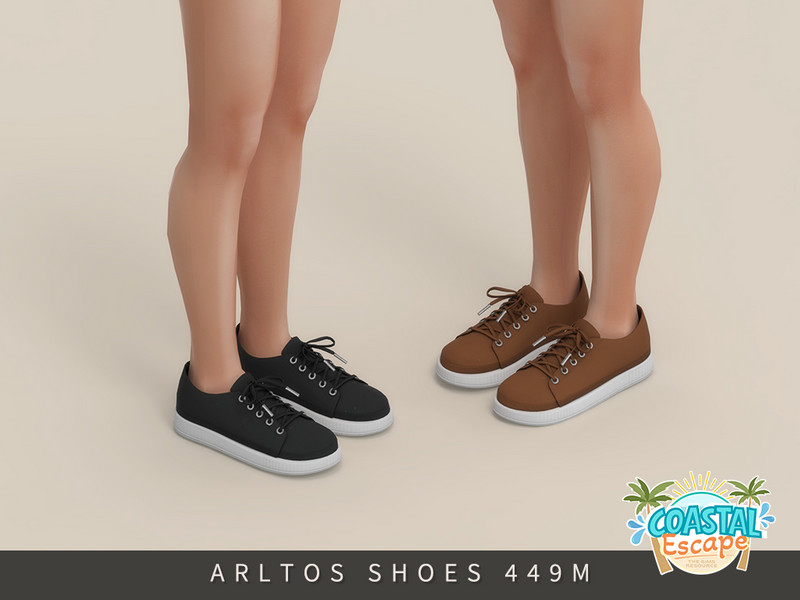 Sims 4 streetwear fashion CC Canvas Sneakers Male by Arltos