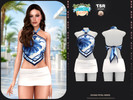 Sims 4 — SET-Ocean Petal Outfit by busra-tr — - BD1693
