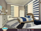 Sims 4 — Odyssia Bedroom by evi — A summer touch is the characteristic of this bedroom coloured in white and blue.