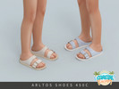 Sims 4 — Resort Sandals Child by Arltos — 13 colors.