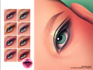 Sims 4 — MM Crystal Mist Eyeshadow by cosimetic — A glossy eyeshadow with a soft shimmer finish that adds a light