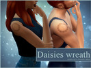 Sims 4 — Daisies wreath by aitanadelafuente — Both female and male right shoulder tattoo.