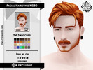 Sims 4 — Facial Hair Style by David_Mtv2 — Facial Hair Style N280