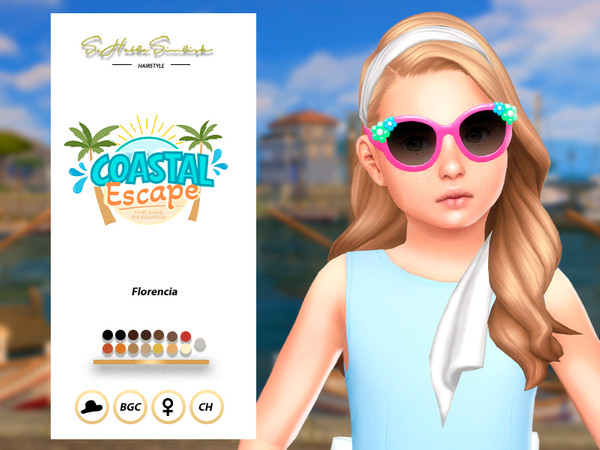 Sims 4 — SHS_FlorenciaChild_AccHeadbandRecolor by sehablasimlish — Hope you like it and enjoy it. Maxis Match