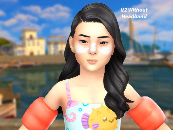 Sims 4 — SHS_FlorenciaChild_Hair by sehablasimlish — Hope you like it and enjoy it. Maxis Match