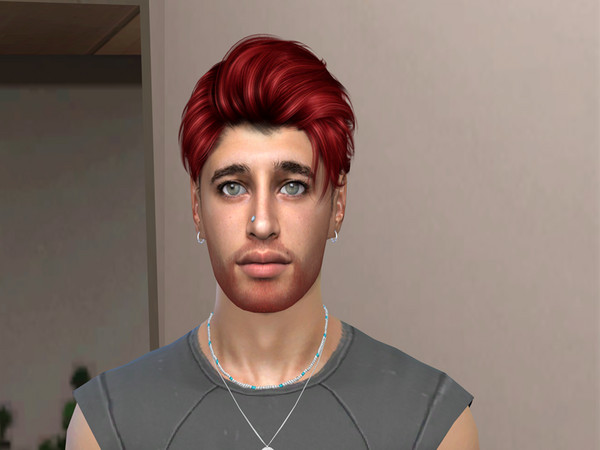 Sims 4 — Dylan Sweets by Mariasha666 — Dylan only wants to paint. If possible huge masterpieces. Unfortunately, he