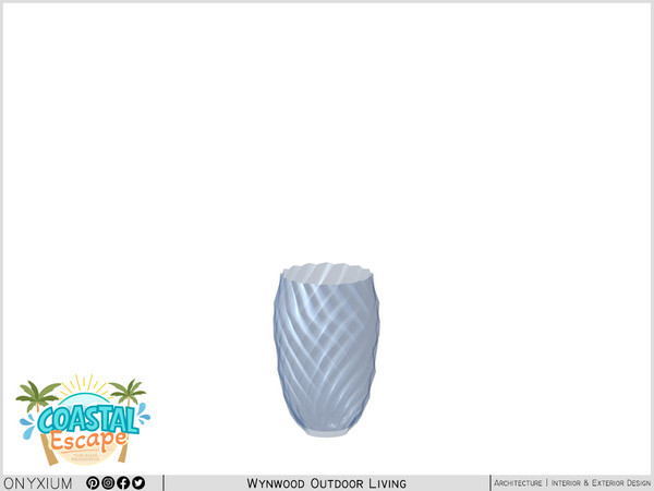 Sims 4 — Wynwood Vase With Twist by Onyxium — Onyxium@TSR Design Workshop Outdoor & Garden Collection - Belong To The