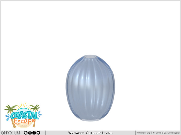 Sims 4 — Wynwood Vase With Narrow Mouth by Onyxium — Onyxium@TSR Design Workshop Outdoor & Garden Collection - Belong