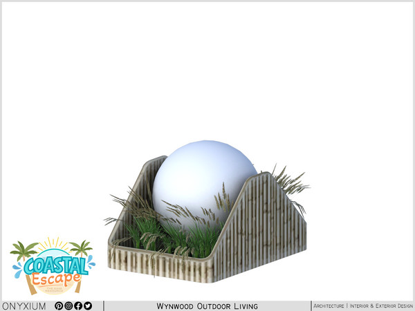 Sims 4 — Wynwood Outdoor Lamp With Plant by Onyxium — Onyxium@TSR Design Workshop Outdoor & Garden Collection -