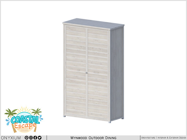 Sims 4 — Wynwood Cupboard by Onyxium — Onyxium@TSR Design Workshop Outdoor & Garden Collection - Belong To The 2026