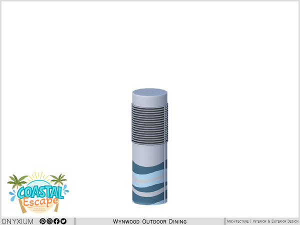 Sims 4 — Wynwood Outdoor Lamp Medium by Onyxium — Onyxium@TSR Design Workshop Outdoor & Garden Collection - Belong To