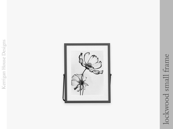 Sims 4 — Lockwood Easel Frame Small by kerriganhouse — An elegant contemporary living room set.