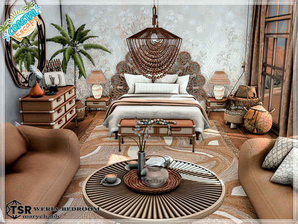 Sims 4 — Weria - Bedroom by marychabb — I'll show you my new room - Bedroom . Room is fully equipped. I hope you like my