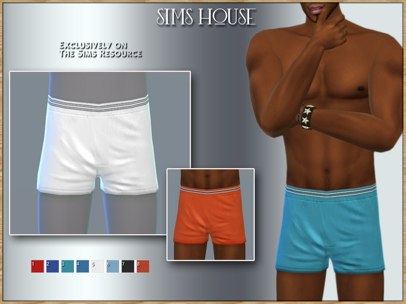 Sims 4 men’s clothing CC MEN'S SWIM SHORTS by Sims_House