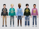 Sims 4 — Tek Sweater Boys by McLayneSims — TSR EXCLUSIVE