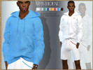 Sims 4 — MEN'S SUMMER HOODIE by Sims_House — MEN'S SUMMER HOODIE