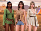 Sims 4 — -PATREON- Festival Muse Collection by Mermalade — Desert Flow Bodysuit