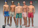 Sims 4 — ADV-Mabra ONE s4amSwimwearSet by MABRA2 — swim trunks with backwards cap