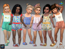 Sims 4 — ADV-Mabra ONE s4pfRomperSet by MABRA2 — a set of summer clothing