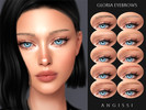 Sims 4 — Gloria Eyebrows by ANGISSI — PREVIEWS MADE USING HQ MOD Female Teen to elder