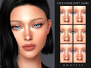 Sims 4 — Face Shine Soft Glam by ANGISSI — PREVIEWS MADE USING HQ MOD Female