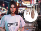Sims 4 — Nightcrawler-Surrender Hair STYLE A by Nightcrawler_Sims — NEW HAIR MESH