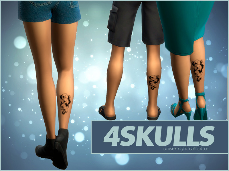 Sims 4 CC 4Skulls by aitanadelafuente