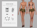 Sims 4 — Tattoo Set by Charlotte_Morris — Tattoo Set 40 Skin Details - Tattoos