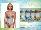 Sims 4 — Swimsuit with transparency by Mona — -New mesh-