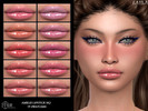 Sims 4 — Layla - Amelie Glossy Lipstick HQ by Layla — Female lipstick n312 Previews and swatches made in CAS using HQ Mod