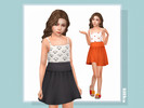 Sims 4 — Smilla Dress by lillka — 6 swatches