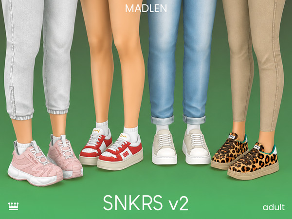 Sims 4 — SNKRS v2 by Madlen — Fresh sneakers just dropped! Give your simmes the ultimate shoe upgrade with this stylish