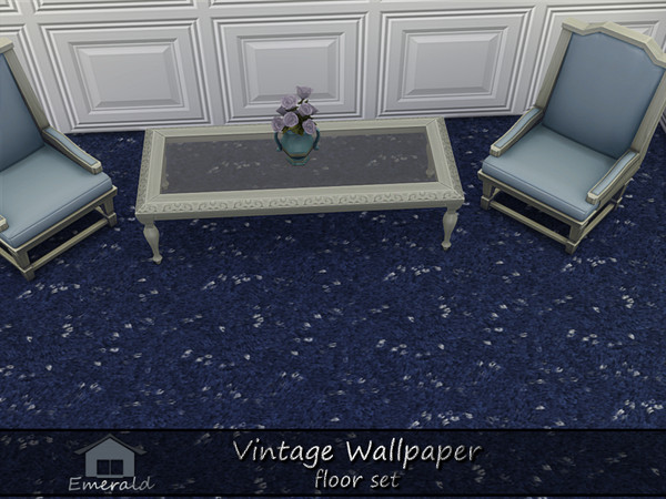 Sims 4 — Vintage Wallpaper floor1 by Emerald — Vintage Wallpaper is a historical charm that provides a link to