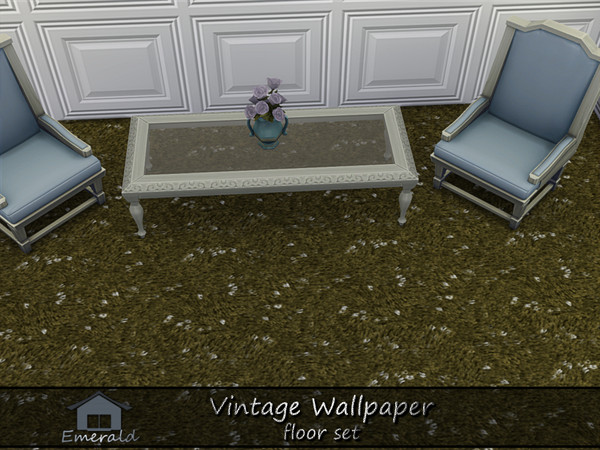 Sims 4 — Vintage Wallpaper floor3 by Emerald — Vintage Wallpaper is a historical charm that provides a link to
