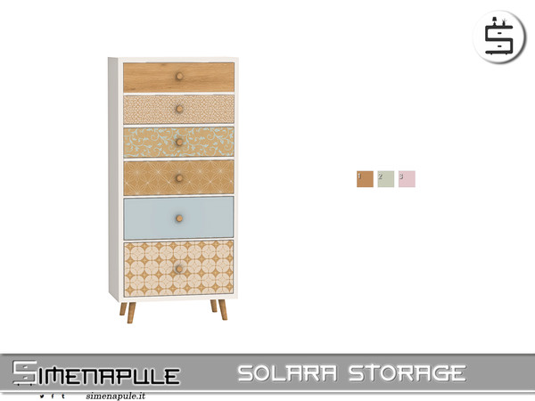 Sims 4 — [SeN4] Solara Storage - Tall Wardrobe by Simenapule — Solara setSolara setSolara setSolara set