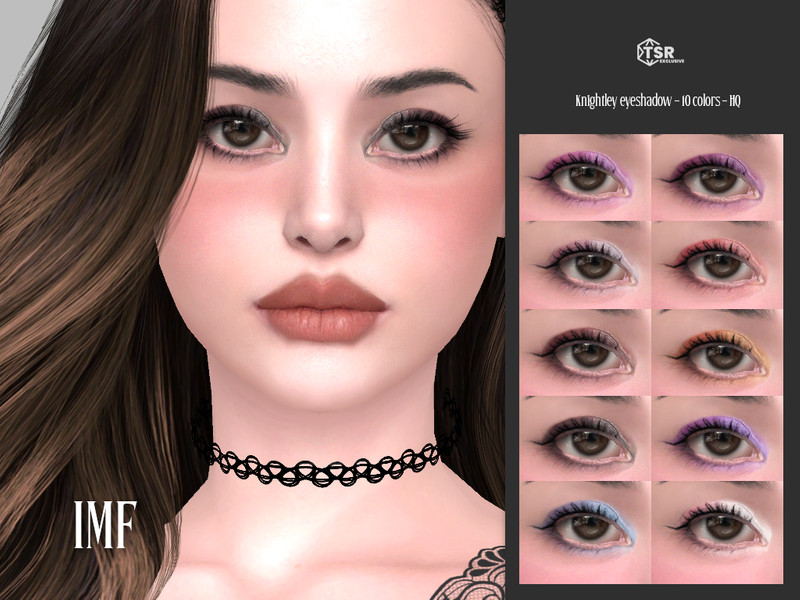 Sims 4 eyeshadow CC IMF Knightley Eyeshadow by IzzieMcFire